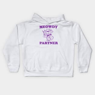 meowdy partner Kids Hoodie